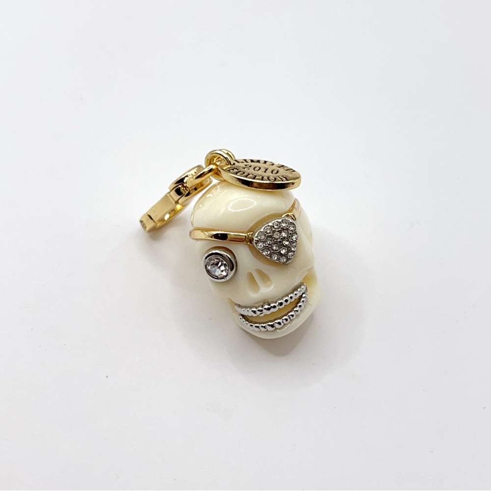 Juicy Couture white skull charm